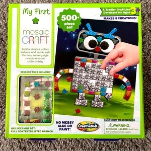 New CreativeKids 500+ piece Mosaic Craft